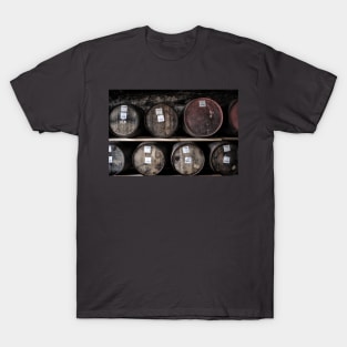 Stored Whisky Casks in a distillery Warehouse T-Shirt